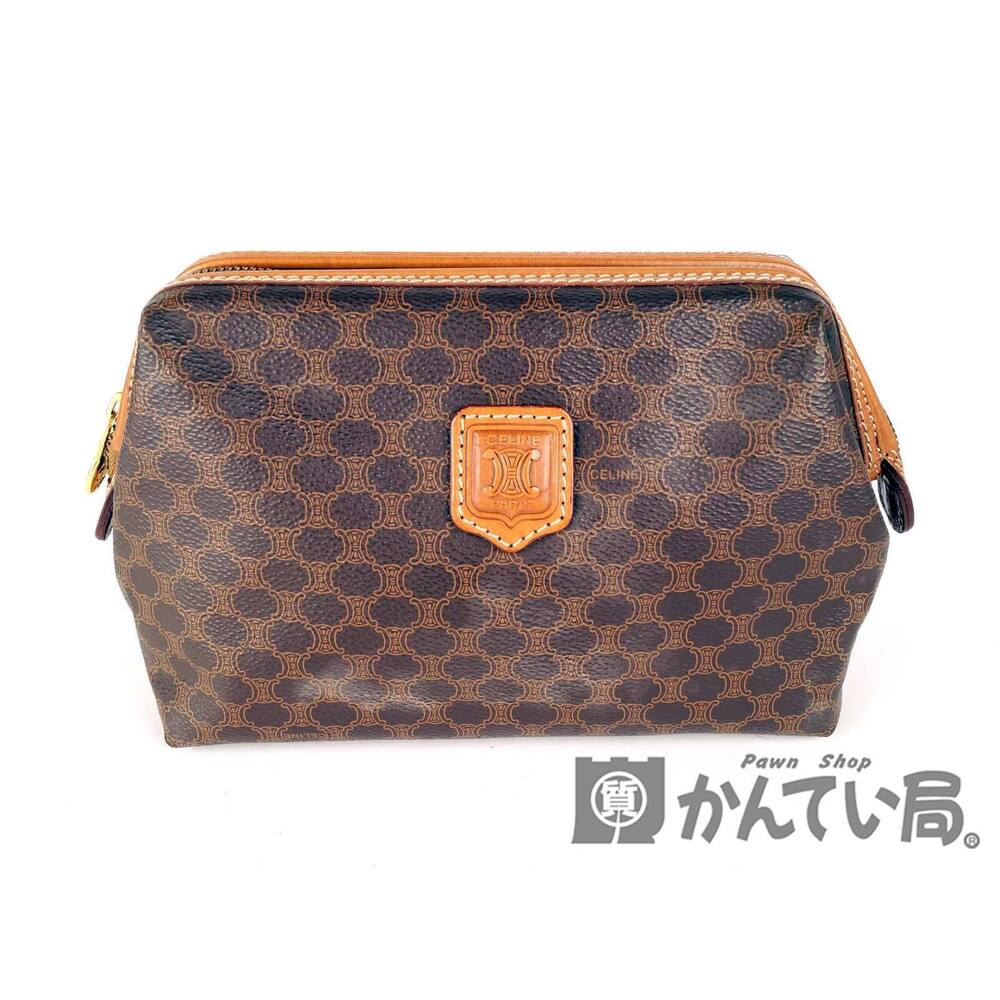 Celine Pouch Brown Macadam Pattern - image 1